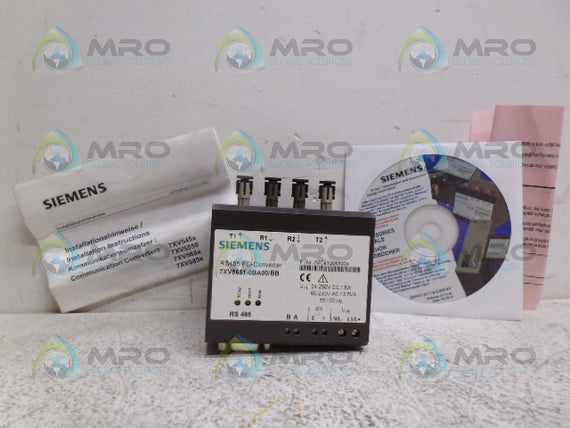SIEMENS 7XV5651-0BA00 SERIAL TO FIBER OPTIC CONVERTER *NEW IN BOX*