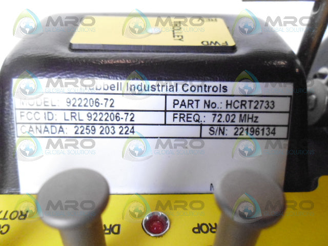 HUBBELL 922206-72 HCRT2733 RIGGING CONTROLLER *NEW NO BOX*