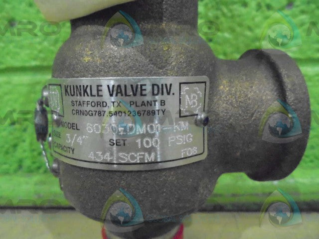 KUNKLE VALVE DIV. 6030EDM01-KM0100 VALVE *NEW IN BOX*
