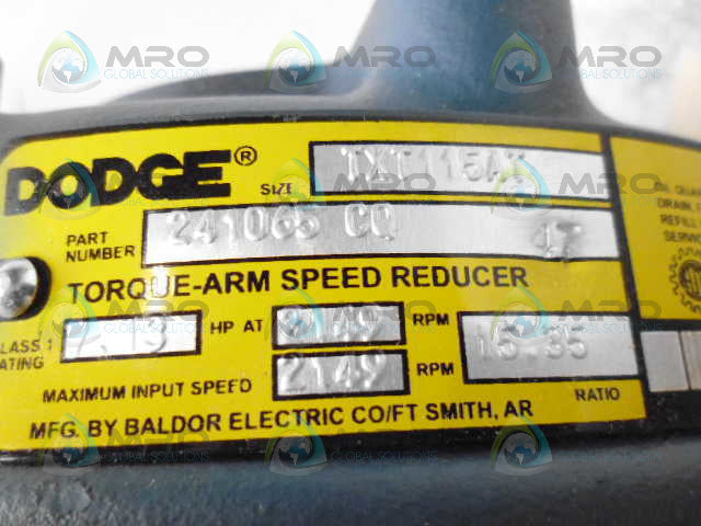 DODGE 241065 TXT115AT SPEED REDUCER 7.13 HP 2149 RPM *NEW IN BOX*