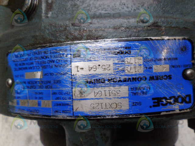 DODGE SCXT125 GEAR REDUCER 4.5 HP 2179 RPM *USED*