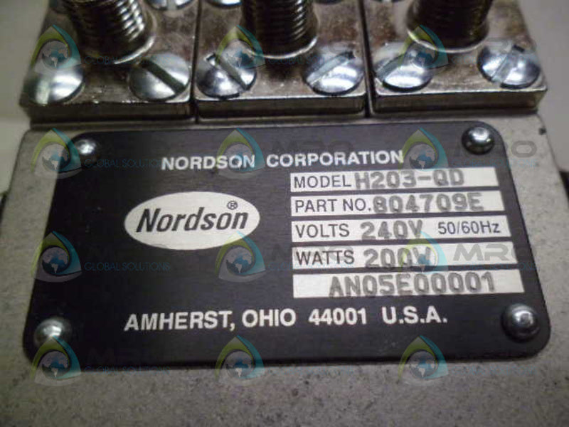 NORDSON 804709E H203-QD GLUE GUN APPLICATOR *NEW NO BOX*