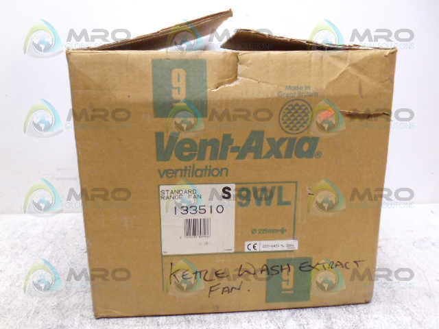 VENT-AXIA 133510 S9WL STANDARD RANGE FAN *NEW IN BOX*