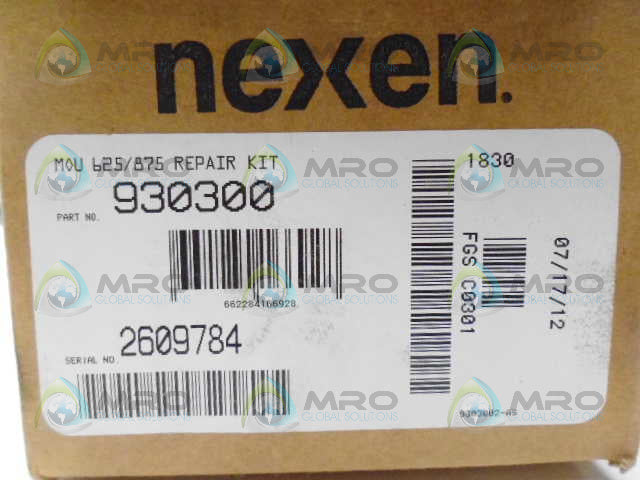 NEXEN 930300 MOU 628/875 REPAIR KIT *NEW IN BOX*