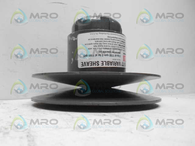 TB WOODS MS77118 MS-77 VARIABLE SHEAVE 1-1/8" *NEW NO BOX*
