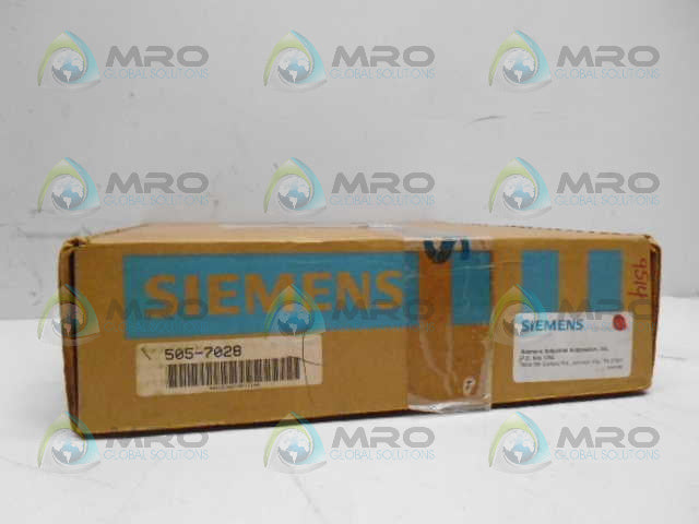 SIEMENS 505-7028 THERMOCOUPLE INPUT MODULE *NEW IN BOX*