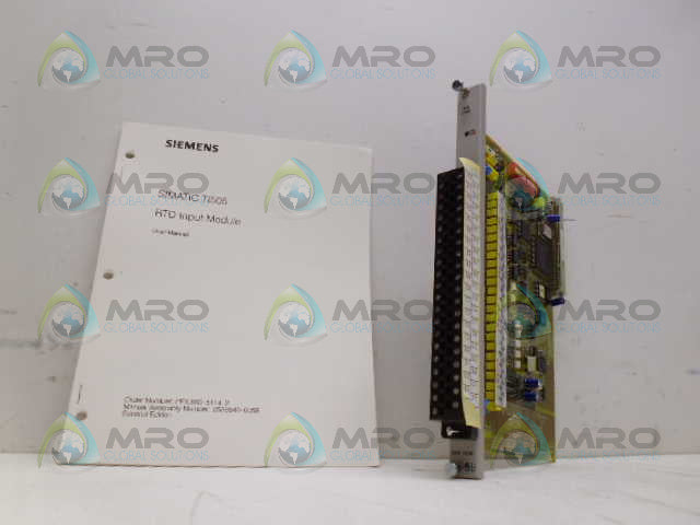 SIEMENS 505-7038 INPUT MODULE *NEW IN BOX*