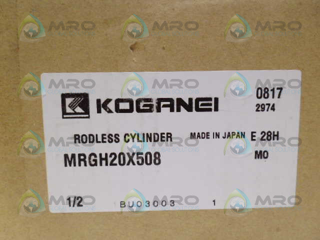 KOGANEI MRGH20X508 RODLESS CYLINDER *FACTORY SEALED*