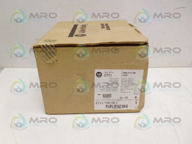 ALLEN BRADLEY PANELVIEW 600 2711-T6C16L1 SER. B F/W 4.43 INTERFACE *NEW IN BOX*