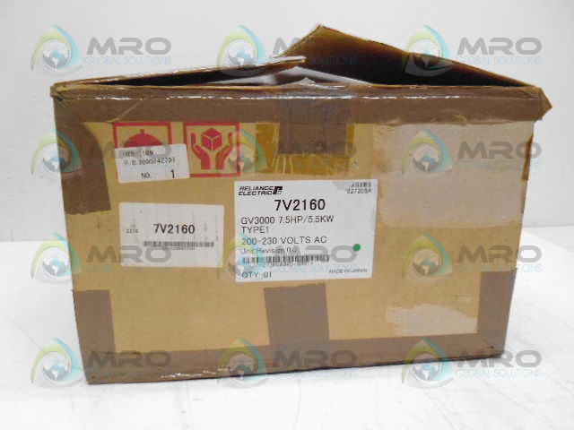 RELIANCE ELECTRIC GV3000/SE 7V2160 AC DRIVE *NEW IN BOX*