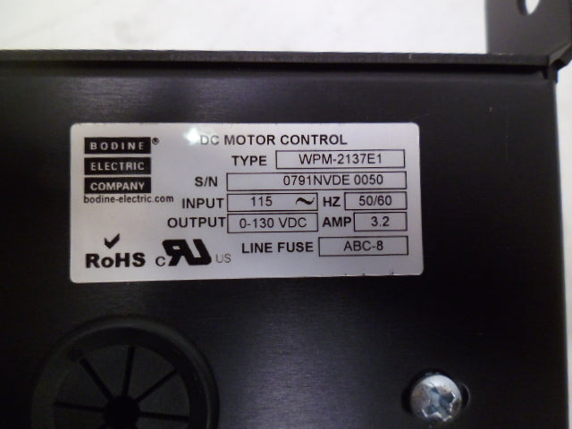 BODINE WPM-2137E1 DC MOTOR CONTROL *NEW IN BOX*