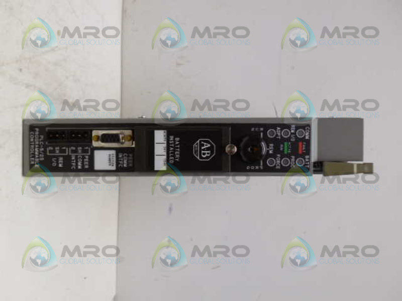 ALLEN BRADLEY 1785-LT2 SER. A F/W P PROCESSOR MODULE (NO KEY) *USED*