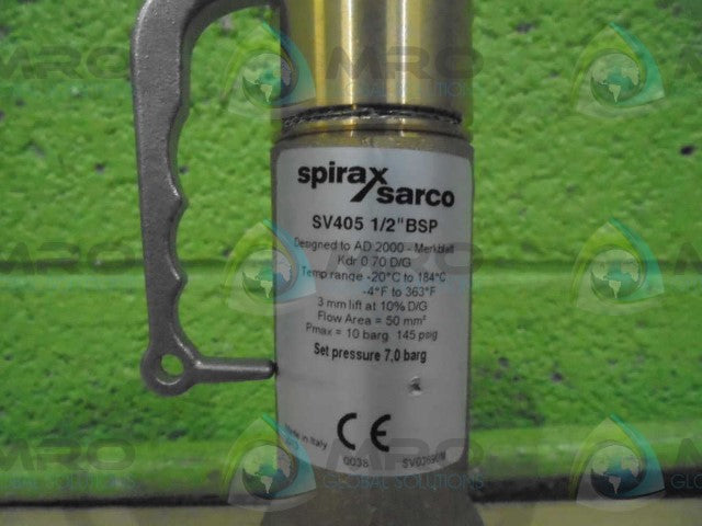 SPIRAX SARCO SV405 SAFETY VALVE 1/2" BSP *NEW IN BOX*