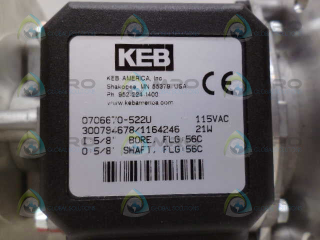 KEB 0706670-522U COMBIBOX CLUTCH BRAKE *NEW NO BOX*