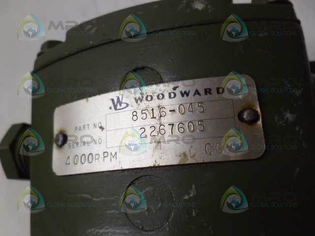 WOODWARD 8516-045 ACTUATOR 4000 RPM *NEW NO BOX*