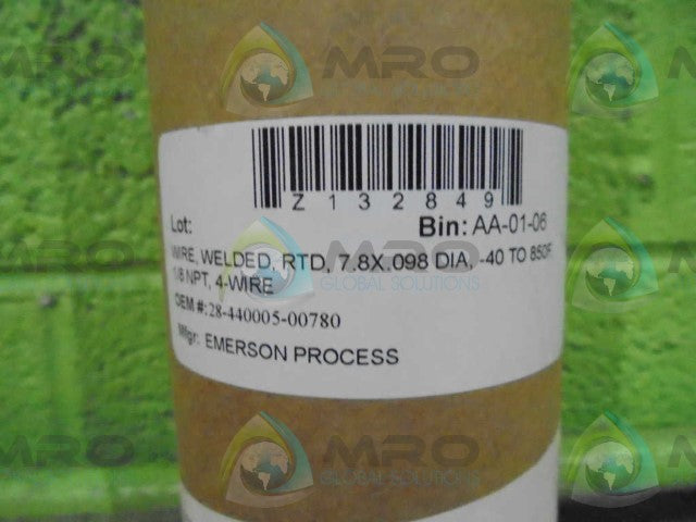 EMERSON PROCESS 28-440005-00780 4WIRE *NEW IN BOX*