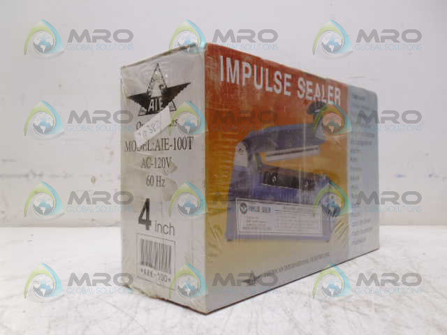 AIE AIE-100T IMPULSE SEALER *FATORY SEALED*