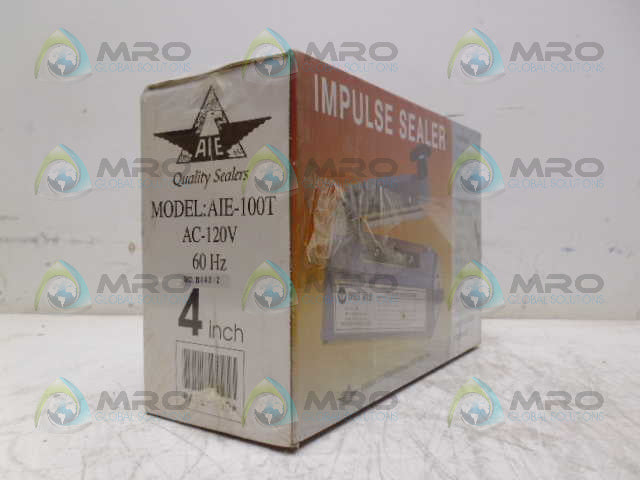 AIE AIE-100T IMPULSE SEALER *FATORY SEALED*