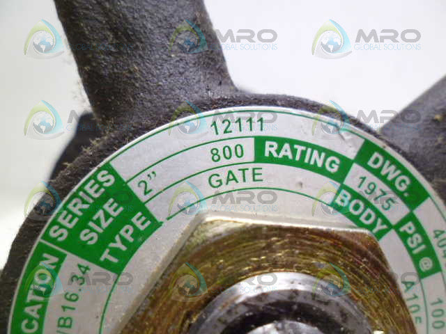 FLOWSERVE 40408-1R17 GATE VALVE 2" *NEW NO BOX*