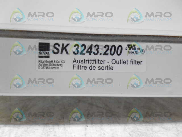 RITTAL 111316 SK 3243.200 AIR OUTLET FILTER *NEW IN BOX*