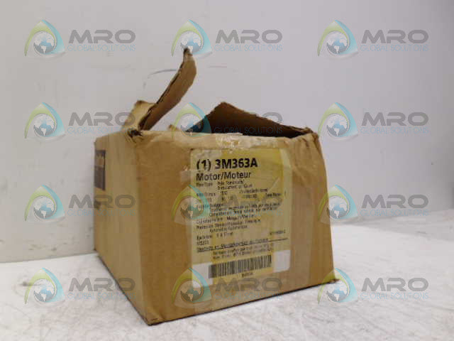 DAYTON 3M363A MOTOR 1/15HP 1550RPM *NEW IN BOX*
