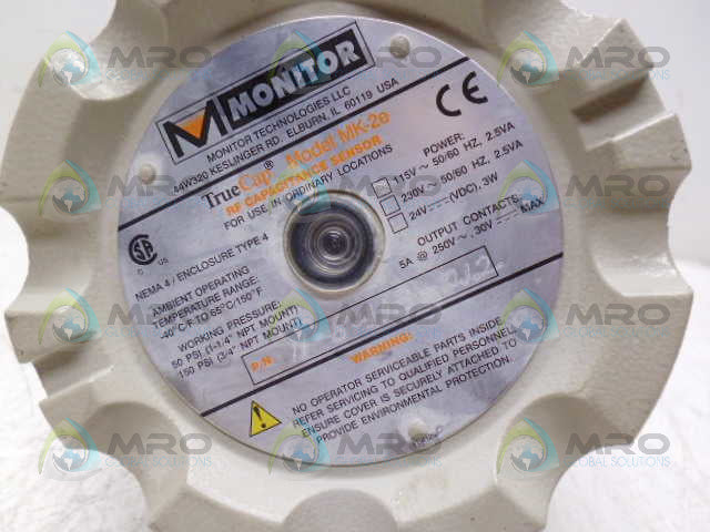 MONITOR 11-8413-212 MODEL MK-2E SENSOR *NEW NO BOX*