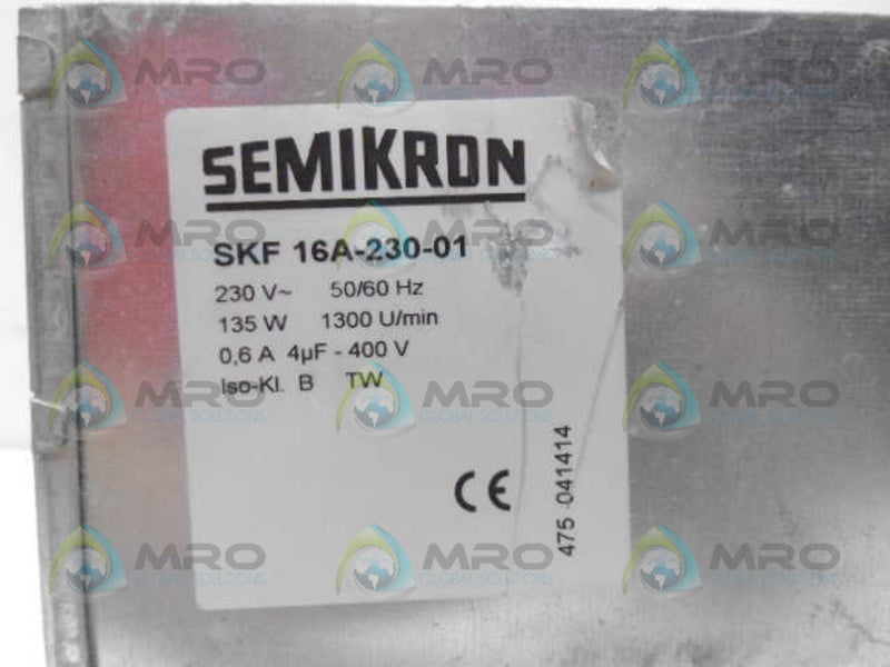 SEMIKRON SKF 16A-230-01 BLOWER *NEW NO BOX*