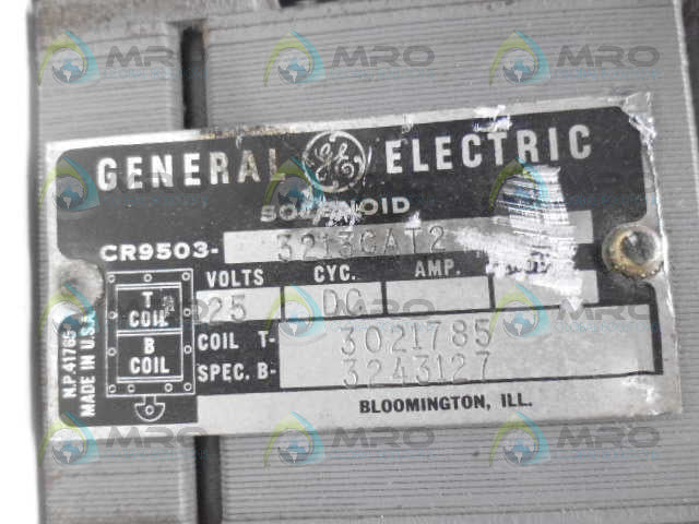 GENERAL ELECTRIC CR9503-3213CAT2 *USED*