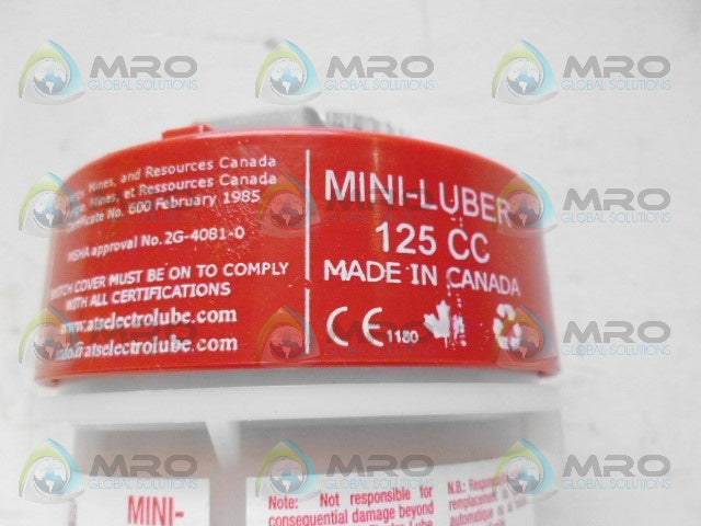 ATS ELECTRO-LUBE 125CC MINILUBER *NEW NO BOX*