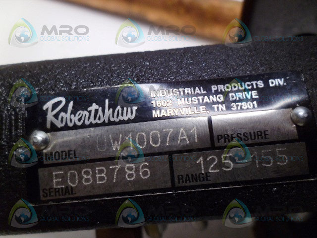 ROBERTSHAW UW1007A1 REGULATOR *NEW NO BOX*