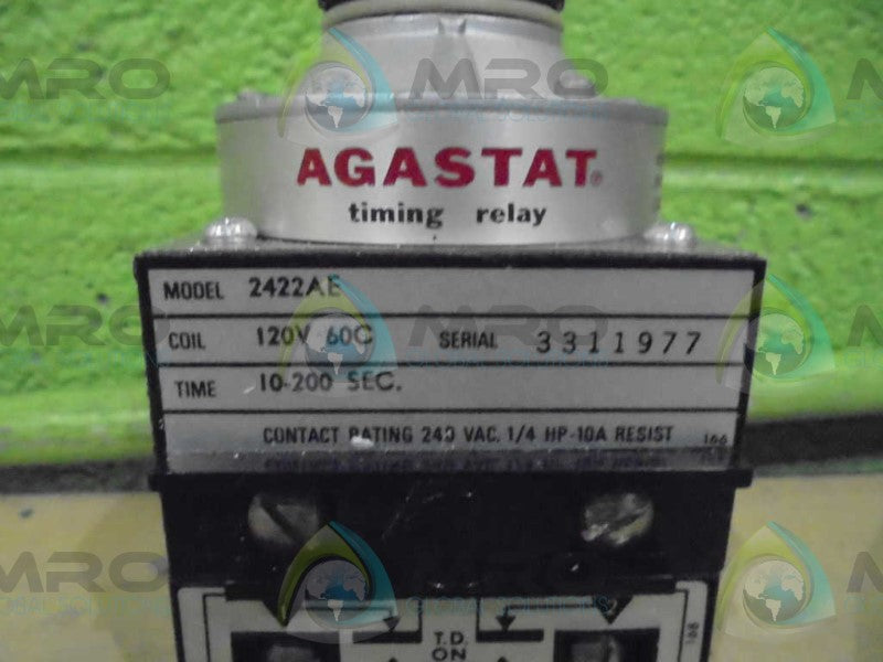 AGASTAT 2422AE TIME DELAY RELAY *NEW IN BOX*