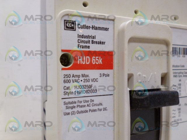 CUTLER HAMMER HJD3200 CIRCUIT BREAKER *NEW NO BOX*