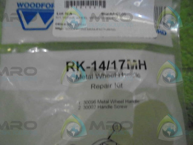 WOODFORD RK-14/17MH METAL WHEEL HANDLE *FACTORY SEAL*