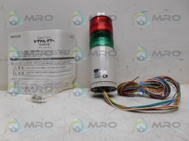 PATLITE LME-202TFBW-RG SIGNAL TOWER *NEW IN BOX*