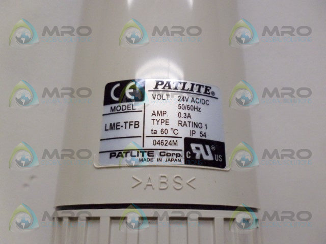 PATLITE LME-202TFB-RG *NEW IN BOX*