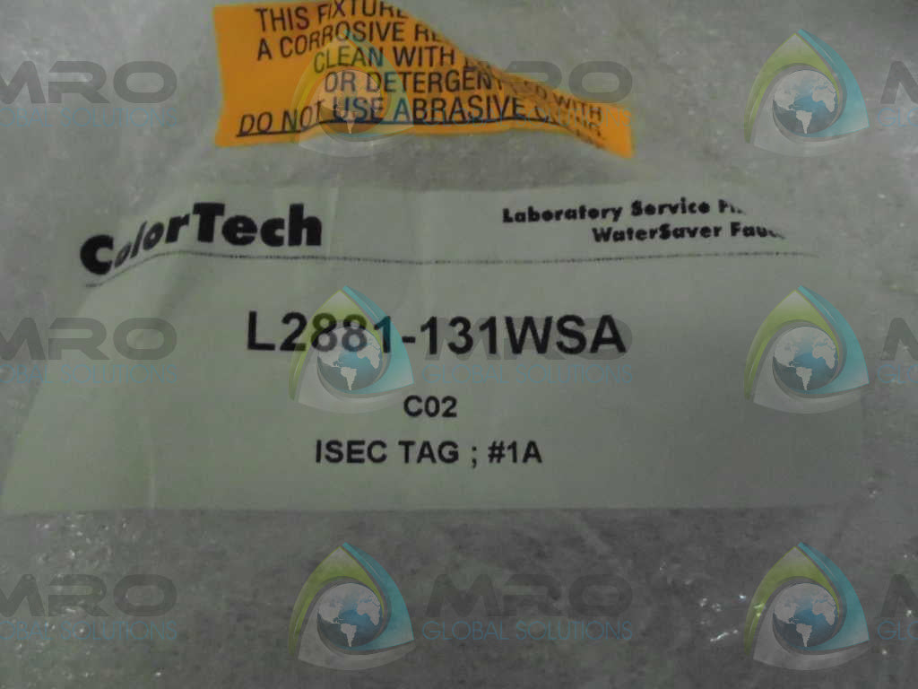WATER SAVER COLORTECH L2881-131WSA *NEW IN BOX*