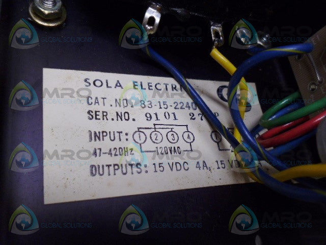 SOLA 83-15-2240 *NEW NO BOX*
