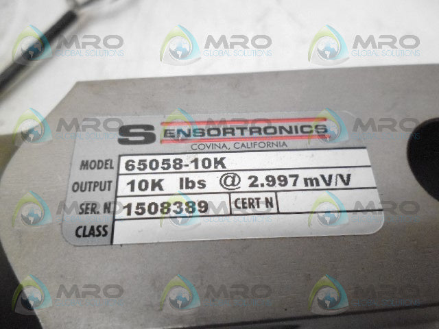 SENSORTRONICS 65058-10K LOAD CELL *NEW NO BOX*