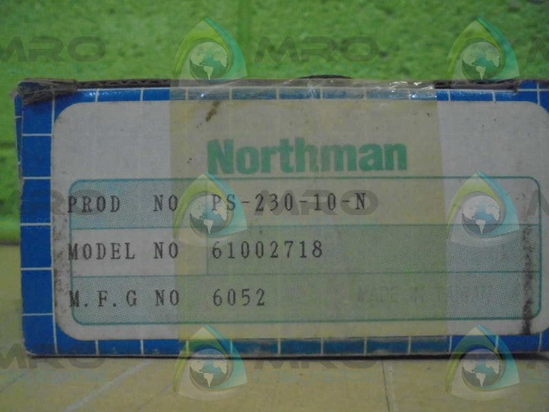 NORTHMAN PS-230-10-N PRESSURE SWITCH *NEW IN BOX*