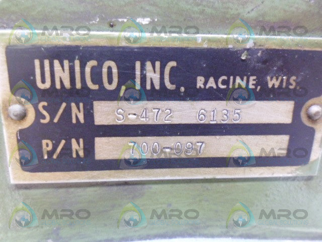UNICO 700-097 *USED*