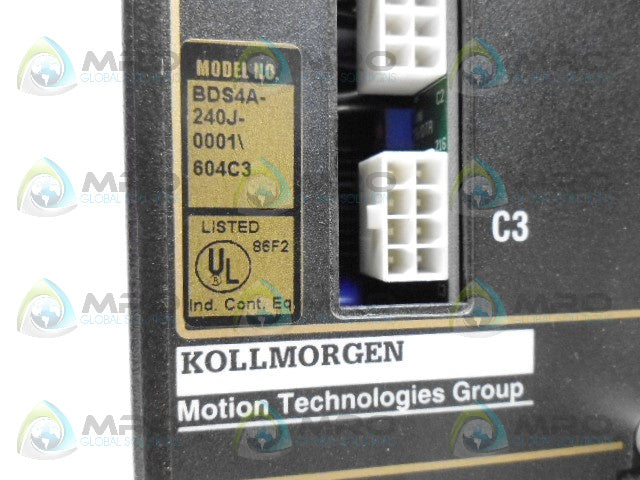 KOLLMORGAN BDS4A-240J-0001/604C3 INDUSTRIAL SERVO DRIVE *NEW NO BOX*