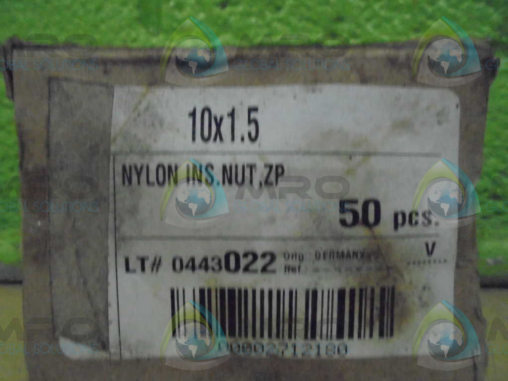 NYLON INS. NUT, 2P  50PCS *NEW IN BOX*