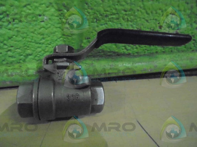 WOG 2000 1/4" 316 VALVE *NEW NO BOX*