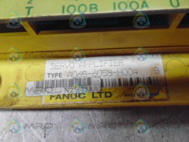 FANUC A06B-6058-H004 B SERVO AMPLIFIER *USED*