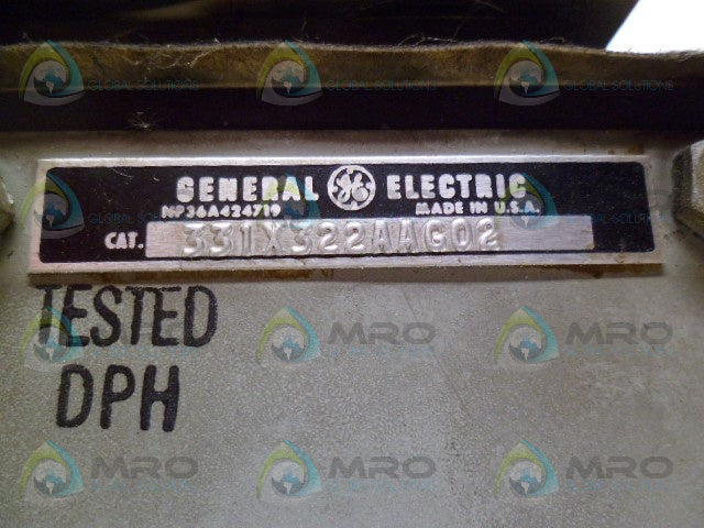 GENERAL ELECTRIC 331X322AAG02 RECTIFIER MODULE (REMANUFACTURED) *USED*
