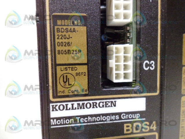 KOLLMORGAN BDS4A-220J-0026/805B25P SERVO DRIVE *NEW NO BOX*