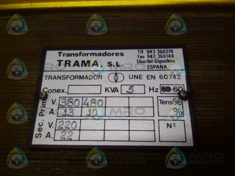 TRAMA KVA 5 TRANSFORMER NSNP