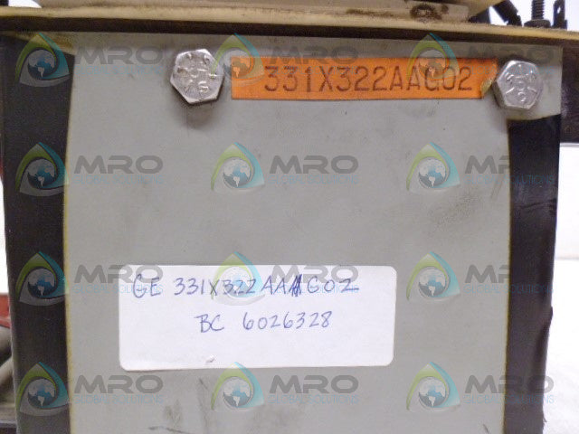 GENERAL ELECTRIC 331X322AAG02 RECTIFIER MODULE *USED*