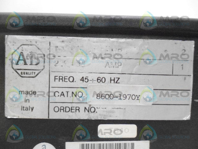 ALLEN BRADLEY 86001970Y MASS STORAGE SYTEM *USED*