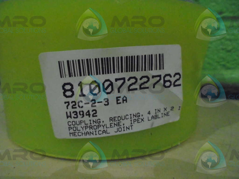 IPEX LABLINE 72C-2-3  W3942  4"X2"COUPLING REDUCER *NEW NO BOX*